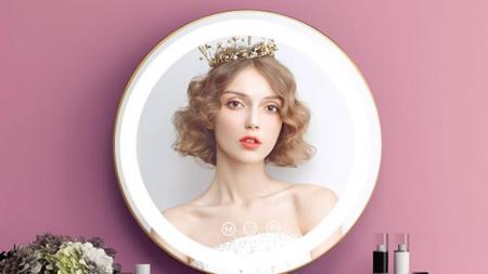 Desktop LED makeup mirror makes you dazzling