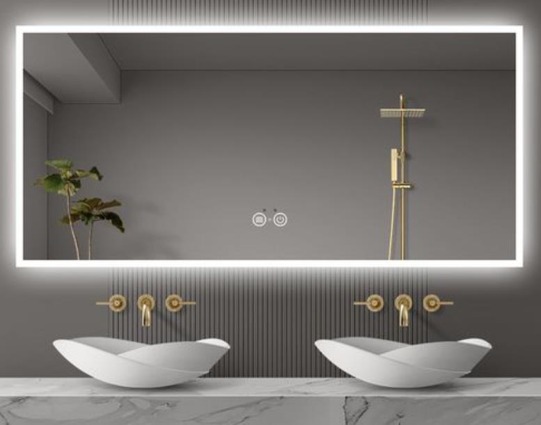 LED bathroom mirrors