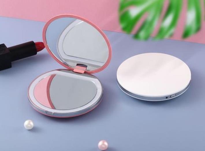 LED makeup mirror portable