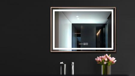 LED bathroom mirror: smart technology makes dressing more convenient